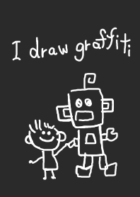I draw graffiti(DARK GRAY ver.)