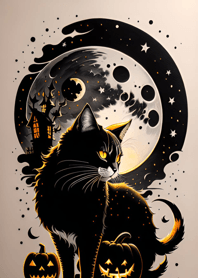 halloween cat 42B487