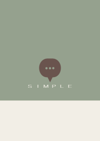 SIMPLE(beige green)V.1708b