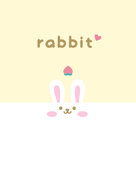 Rabbits. Peach [Yellow]