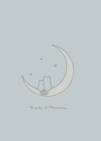 貓和月亮 /mint