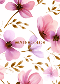 WATERCOLOR-PINK FLOWER 20