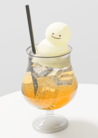 クリームソーダ[スノーマン][橙色]