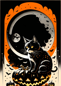halloween cat f06dD7