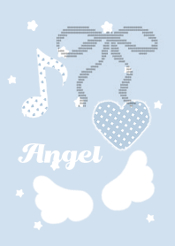 angel core pastel blue