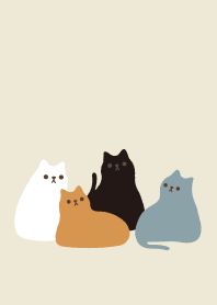 Bunch of chubby cats.13