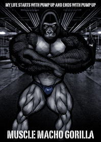Muscle macho gorilla 08