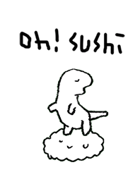 Oh! SUSHI dinosaur white D