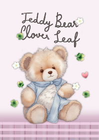 TEDDY BEAR WITH LUCKY CLOVER #6