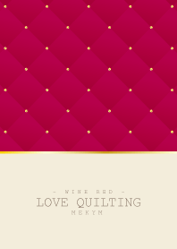 LOVE QUILTING WINE RED 4 #2020