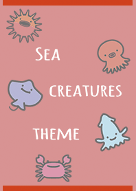 สีแดง : สัตว์ทะเล