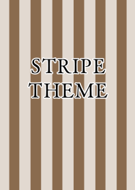 STRIPE THEMEj-BROWN&BEIGE
