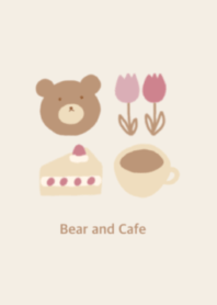 Light color bear & cafe Theme