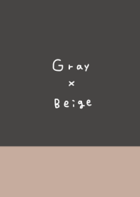 gray and beige. Adult fashionable.