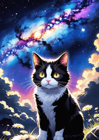 Night Moon Star Cat 2cf6B0