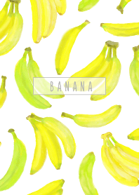 水彩香蕉/米色 WV