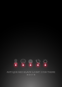 ANTIQUE RED BLACK LIGHT ICON THEME