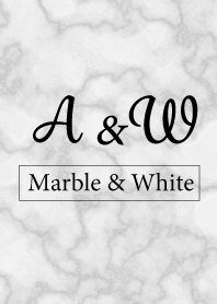 A&W-Marble&White-Initial