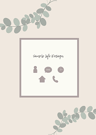 Simple life Design-銀葉ユーカリ-
