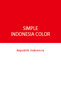 Simple Indonesian flag color