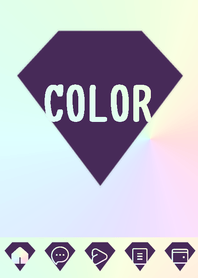 purple color rainbow  Z15