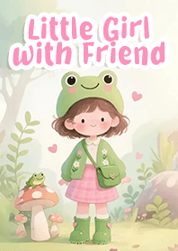 Little Girl with Friend