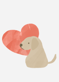 Love heart dogs
