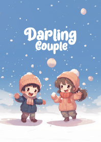 sweetie couple honeymoon in winter 5