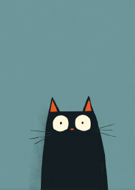 แมวดำตกใจ