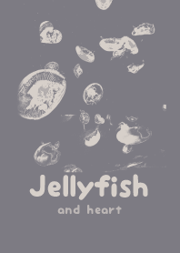 Jellyfish & heart Dub gray