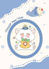 white bear holding fruit1