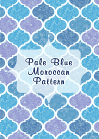Pale Blue Moroccan Pattern