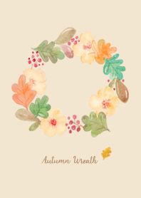 Autumn watercolor wreath_02