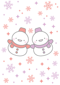 Purple-Red: Snowman Combo Theme