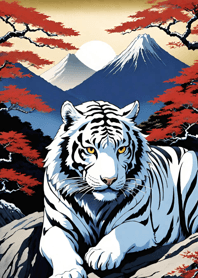 Mountain, Sea, and Moonlit Night 0495Ad