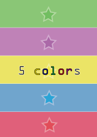 5 colors