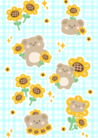 Baby bear sunflower v.5