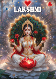 พระแม่ลักษมี=สมหวังในรัก,ร่ำรวย