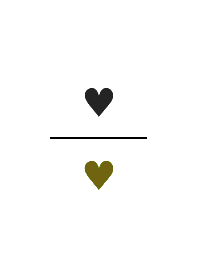 2カラー　ハート　99