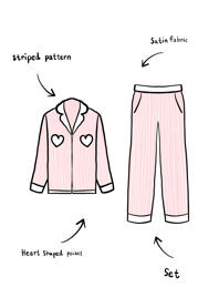 Pajamas so cute.