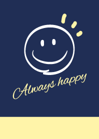 Always happy -Navy&Yellow 3-
