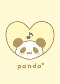 熊貓 音符 [黃色]
