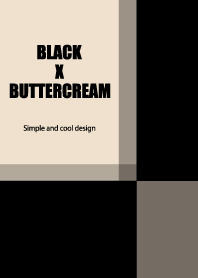 BLACK X BUTTERCREAM