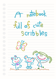 A notebook full of cute scribbles 11