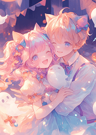 ハッピーハロウィンカップル❤