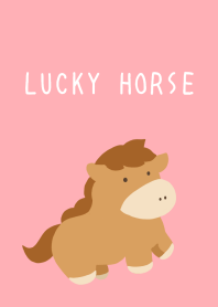 LUCKY HORSE THEME/PINK RED