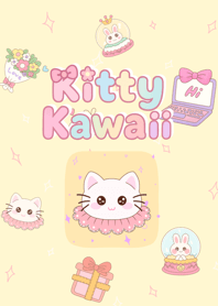 คิตตี้ คาวาอี้ (สีเบจ)