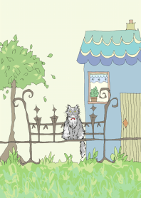 猫とベンチ