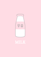 Pink Milk Bottle Korean Line Design Line Store