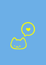 Chill out cat(blue01)
